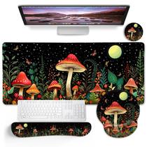 Mouse Pad Blusabaca Cogumelo Grande Tapete de Mesa Gamer