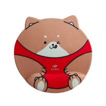 Mouse Pad C3Tech MP500RD Ergonômico Gato Vermelho Com Apoio Gel Mouse Pad C3Tech MP500RD Ergonômico Gato Vermelho Com Apoio Gel