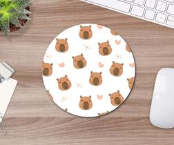 Mouse Pad Capivara Fofa Geek Nerd