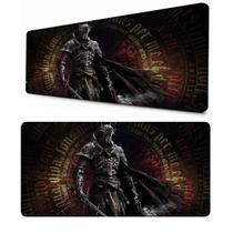 Mouse Pad Cavaleiro das Trevas Estampa Fantasia Base para Mesa Gamer Retangular Mouse Pad Cavaleiro das Trevas Estampa Fantasia Base para Mesa Gamer Retangular