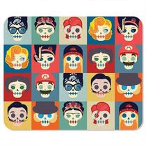 Mouse pad Caveiras Cute