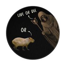 Mouse Pad Cayiibe Funny Capybara Round Gaming 20x20cm Mouse Pad Cayiibe Funny Capybara Round Gaming 20x20cm