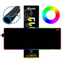 Mouse Pad Clanm Com Iluminação Led Rgb Tamanho Extended 80X30CM Base Emborrachada Superfície Micro Weave Resistente a Água Mouse Pad Clanm Com Iluminação Led Rgb Tamanho Extended 80X30CM Base Emborrachada Superfície Micro Weave Resistente a Água