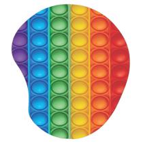 Mouse pad colorido Pop it com apoio Mouse pad colorido Pop it com apoio