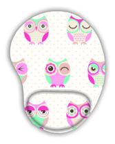 Mouse Pad Com Apoio Corujinhas Mouse Pad Com Apoio Corujinhas