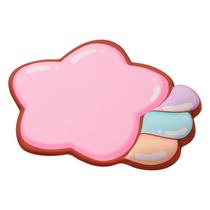 Mouse pad com apoio de pulso Cute Star Shape, 20x24 cm, espuma viscoelástica