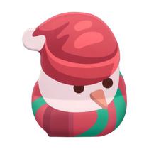 Mouse pad com apoio de pulso, design genérico de boneco de neve