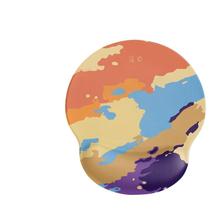 Mouse pad com apoio de pulso em espuma viscoelástica, Abstract Sunset