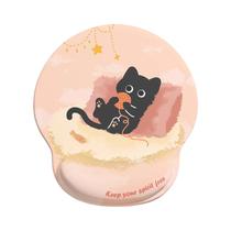 Mouse pad com apoio de pulso em silicone macio 188x227x2.5mm