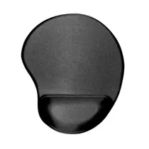 Mouse Pad com Apoio de Pulso Esponja Preto - LABORPACK