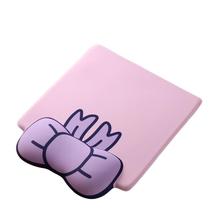 Mouse pad com apoio de pulso, espuma viscoelástica ergonômica de 26x21cm
