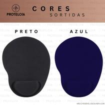 Mouse Pad Com Apoio de Punho Tecido Conforto Computador Home Office Cor Sortida