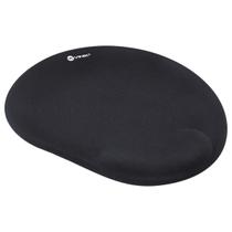 Mouse Pad Com Apoio Em Gel Preto Neoprene Com Superficie Fix