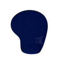Mouse pad com apoio em gel smart maxprint - azul escuro