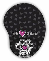 Mouse Pad com Apoio Meu coração de 4 patas