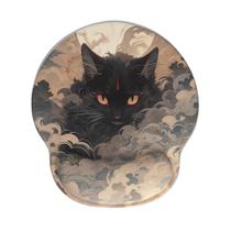 Mouse pad com suporte de pulso, espuma viscoelástica ergonômica