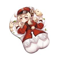 Mouse pad com suporte para descanso de pulso Anime Genshin Impact Klee