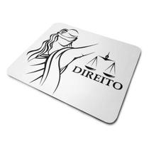 Mouse Pad Curso Direito Branco Mouse Pad Curso Direito Branco