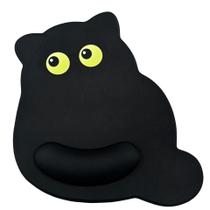 Mouse Pad Cute Cat Silicone com suporte de pulso 23x29cm