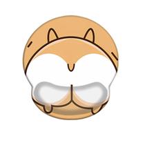 Mouse pad de descanso de pulso Cute Corgi Design Silicone 22x24cm Mouse pad de descanso de pulso Cute Corgi Design Silicone 22x24cm