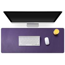 Mouse pad de mesa Mydours 95 x 40 cm em couro PU roxo XL Mouse pad de mesa Mydours 95 x 40 cm em couro PU roxo XL