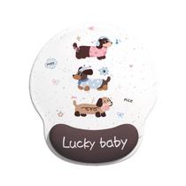 Mouse pad de suporte de pulso Cute Dachshund Puppy Design Mouse pad de suporte de pulso Cute Dachshund Puppy Design