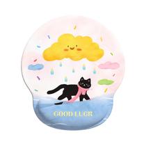 Mouse pad de suporte de pulso Good Luck Black Cat Design Mouse pad de suporte de pulso Good Luck Black Cat Design