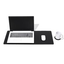 Mouse PAD Deskpad material sintético Preto 30X70CM Mouse PAD Deskpad material sintético Preto 30X70CM