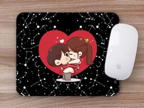 Mouse Pad Dia dos Namorados Beijos Galáxia Mouse Pad Dia dos Namorados Beijos Galáxia
