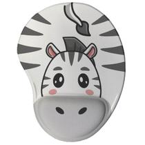 Mouse Pad Divertido Ergonômico Zebra Kawaii