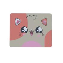 Mouse pad Divertido Retangular 22x18 Gatinho Kawaii