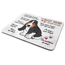 Mouse Pad Dog - Meu Basset Hound, melhor pessoa! M2 Mouse Pad Dog - Meu Basset Hound, melhor pessoa! M2