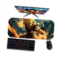 Mouse pad Dragon ball Anime - Goku Super Saiyajin 1 Op1- Mousepad Gamer 90x40 80x40 60x40 70x30