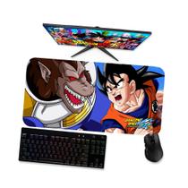Mouse pad Dragon Ball Goku VS Vegeta Oozaro 1 - Mousepad Gamer 90x40 80x40 60x40 70x30