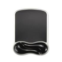 Mouse pad e descanso de pulso Kensington Duo Gel Wave Black