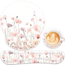 Mouse pad e teclado Wrist Rest G JGOO Ergonomic Pink