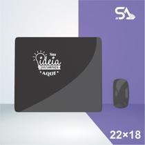 Mouse Pad Emborrachado 21,5 x17cm