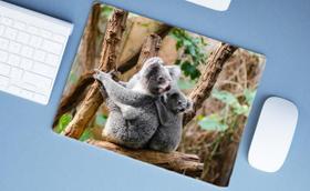 Mouse Pad Emborrachado Personalizado Animais Exóticos Selvagens, 40x30