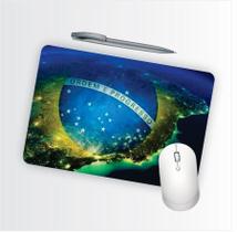 Mouse Pad Emborrachado Personalizado Bandeira Brasil