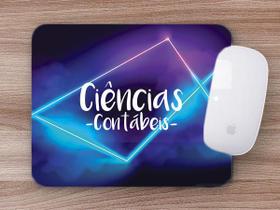 Mouse Pad Emborrachado Personalizado Ciências Contábeis - Criative Gifts