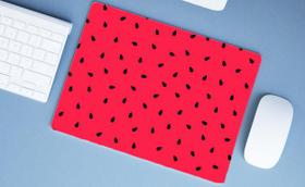 Mouse Pad Emborrachado Personalizado Coleção Estampas Frutas, 40 x 30