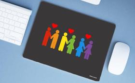 Mouse Pad Emborrachado Personalizado Coleção Estampas LGBTQIA+, 40 x 30