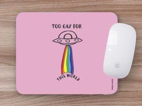 Mouse Pad Emborrachado Personalizado Coleção Estampas LGBTQIA+