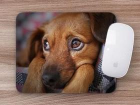 Mouse Pad Emborrachado Personalizado Dog Pet Cachorro Cão - Deluzz