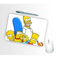 Mouse Pad Emborrachado Personalizado Família Simpsons - Criative Gifts
