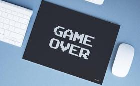 Mouse Pad Emborrachado Personalizado Geek Games Nerd, 40 x 30