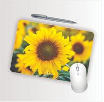 Mouse Pad Emborrachado Personalizado Girassóis