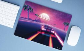 Mouse Pad Emborrachado Personalizado Grande Carro Tunado Tunnig Na Praia Pôr de Sol Mouse Pad Emborrachado Personalizado Grande Carro Tunado Tunnig Na Praia Pôr de Sol