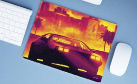 Mouse Pad Emborrachado Personalizado Grande Carro Tunado Tunnig No Entardecer Mouse Pad Emborrachado Personalizado Grande Carro Tunado Tunnig No Entardecer