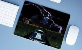 Mouse Pad Emborrachado Personalizado Grande Carro Tunado Tunnig Raios Azul